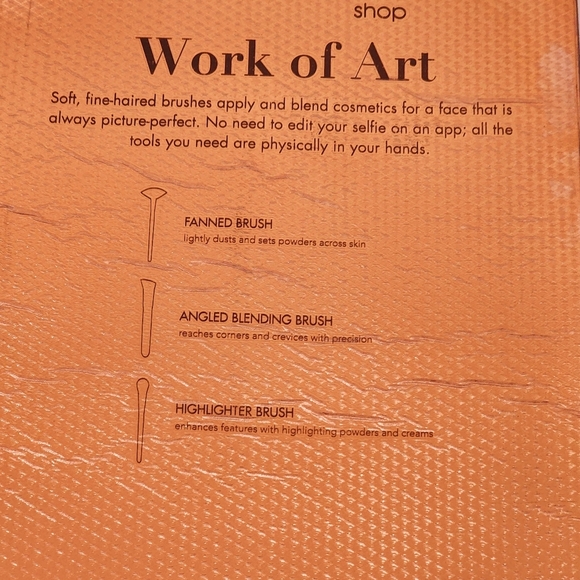 Work of Art Women's 3 Markup Brushes for a Picture-Perfect Finish-Rose Gold - Picture 4 of 5